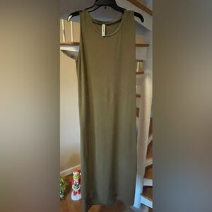 Zenana Outfitters Sage Green Maxi Dress